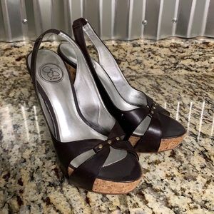 Jessica Simpson dark brown heels